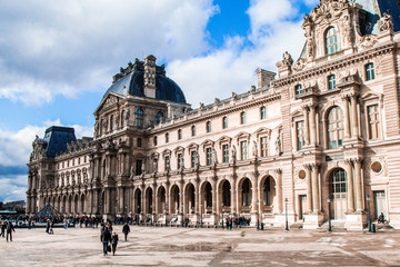 Fototapeta na wymiar Architecture in the Paris city, France
