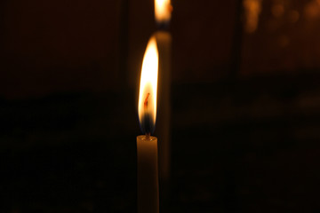 candle in the dark