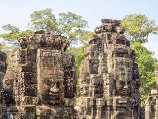 Face towers at Angkor Thom - Siem Reap, Cambodia