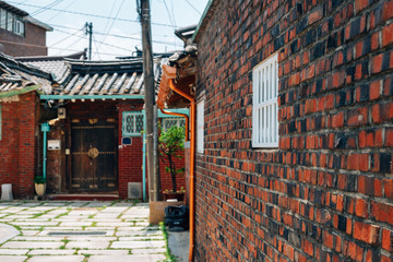 Seongbuk-dong street Korean traditional house in Seoul, Korea