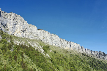 Fototapeta na wymiar Falaises du Parmelan, Haute-Savoie, France 