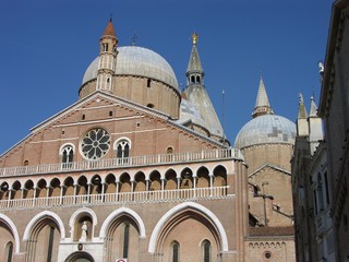 Fototapeta na wymiar Padua, Italy, Basilica of Sant' Antonio, Detail