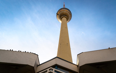 Skycraper Tv Tower in Berlin