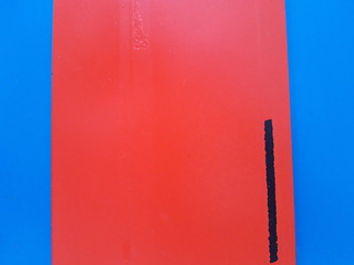  fomex on cobalt blue,scarlet locker fin modern image 1