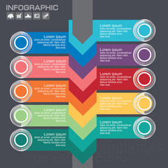 Infographic design template with place for your data. Vector illustration.