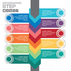 Infographic design template with place for your data. Vector illustration.
