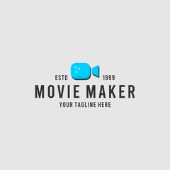Movie maker minimalist logo design inspiration