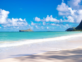 アメリカ　ハワイ州オアフ島　ワイマナロビーチ