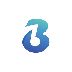 Letter B Music Logo