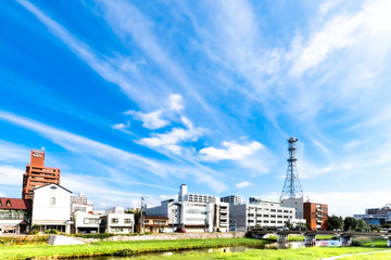 パステルの街並み