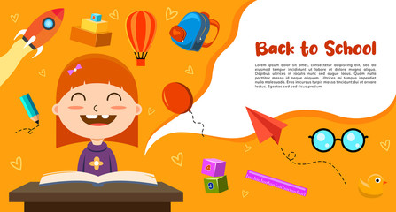 illustration of back to school 