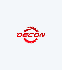 Abstract modern creative decon carpentry logo template, vector logo for business and company identity 