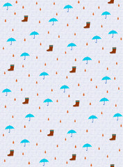 Elagance mix object pattern with color backgound