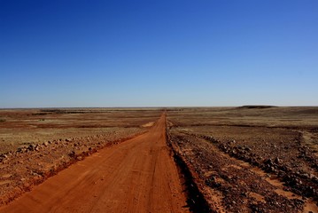 Desert Track in the Outback.