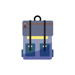 Rucksack graphic design template vector isolated