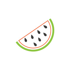 Watermelon graphic design template vector isolated