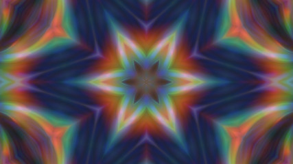 Abstract multi-colored blurred mandala background