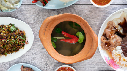Thai Mixed Food Selections 
