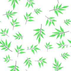 Texture with flowers and plants. Floral ornament. Original flowers pattern.