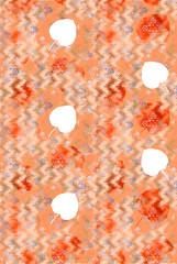 Elagance mix object pattern with color backgound