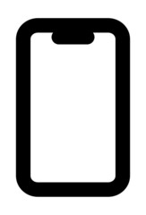 smartphone isolated icon vector for web and app