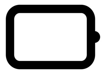 tablet pc with blank screen