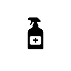 Disinfection. Hand sanitizer bottle icon, washing gel. Vector illustrationDisinfection. Hand sanitizer bottle icon, washing gel. Vector illustration	