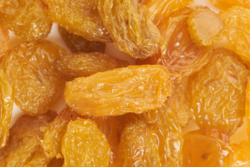 Raisins made from grapes are delicious.