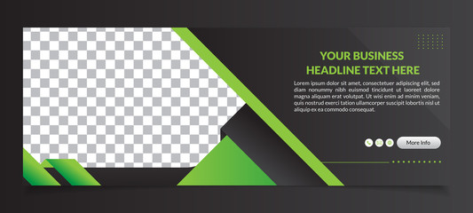 Premium Vector Multipurpose Facebook Cover Banner Template