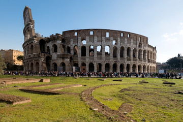 Fototapeta na wymiar Koleseum w Rzymie