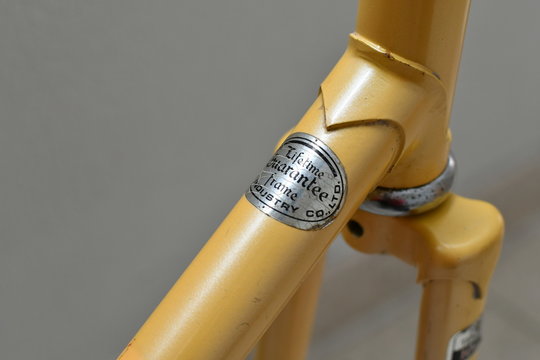 koga miyata gent's racer, vintage bicycle frame