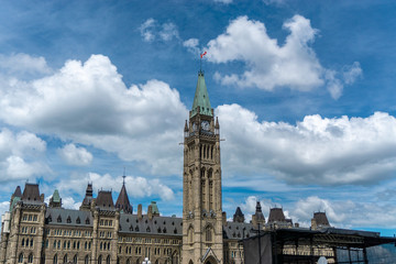 Fototapeta na wymiar Typical Ottawa Tourism Points in Canada