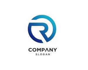 Creative Modern Letter R Logo Design Template
