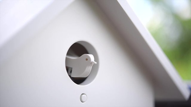ふいご式鳩時計の動画　音付き