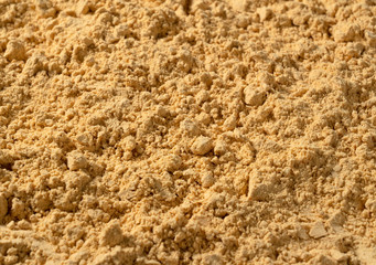 Japanese soybean flour photographed on the entire screen