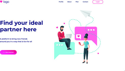 Illustration Landing Page
