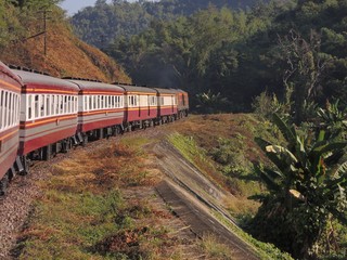 Fototapeta premium train on the railway