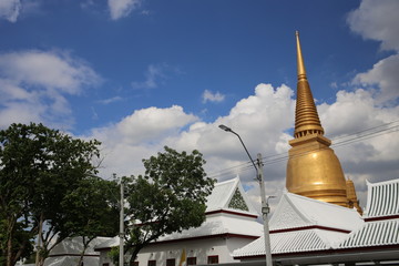 Golden Stupa in Bangkok, Thailand 
