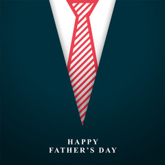 happy fathers day wishes background with tie