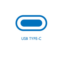 USB Type C port icon.
