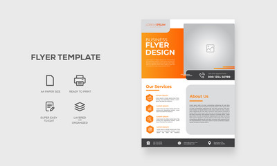 Business flyer template corporate brochure  Annual Report, a4 Portfolio, layout, infographic, modern elegant brand identity design Blue and green