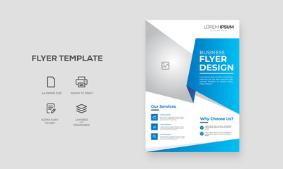 Corporate business flyer template brochure  Annual Report, a4 Portfolio, infographic, modern elegant brand identity design