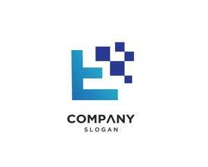 Creative Modern Letter T Technology Logo Design Template