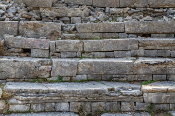 Ruins of the ancient Amos city near Marmaris, Turkey