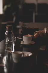 coffee in the cafe