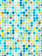 Elagance mix object pattern with color backgound