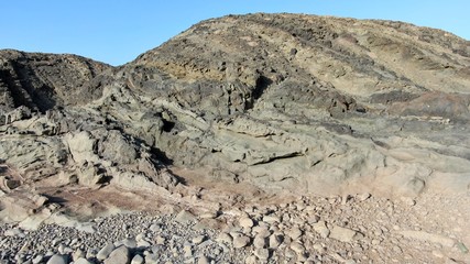 Wonderful sunset from the mountains and contemplating the sea and the coast in all its splendor