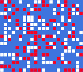 Color mosaic. Colorful background. Abstract seamless pattern. Vector illustration.