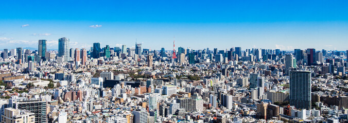青空と東京シティビュー