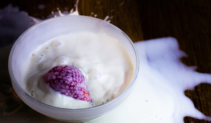 Milk explosion